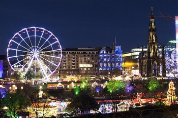 Edinburgh at Christmas Day Trip 2023